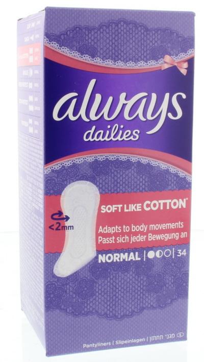Dailies inlegkruisjes normaal