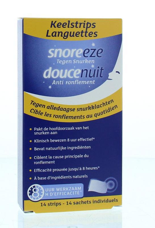 Anti snurk keelstrips