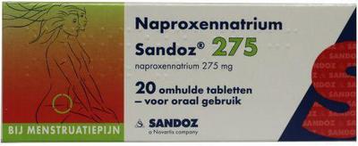 Sandoz naproxen 275mg natrium sandoz 20tab