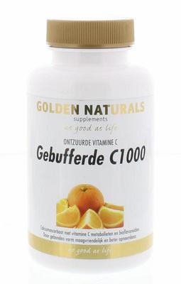 Golden Naturals gn gebufferde c1000 ontzuurde vitaminec c 60 tabl