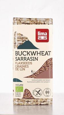 Lima Boekweitwafels lijnzaad bio