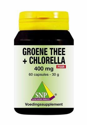 SNP Groene thee chlorella 400 mg puur
