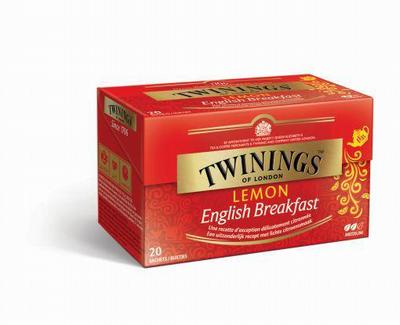 Twinings english breakfast lemon twi 20st