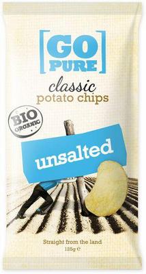 Go Pure Chips naturel zonder zout 125 gram