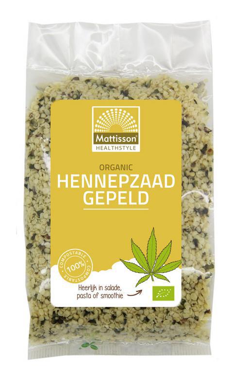 Hennepzaad gepeld navulzak bio