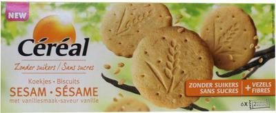 Cereal Sesam vanille koek