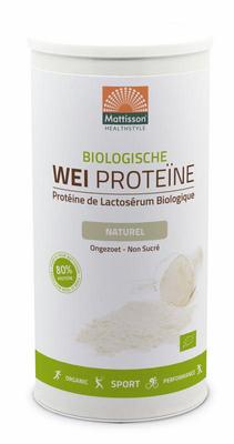 Mattisson Wei whey proteine naturel 80% bio