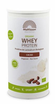 Mattisson Wei whey proteine cacao 75% bio