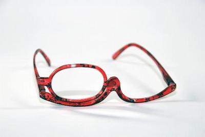 Melleson Optics Make up bril rood +4.00