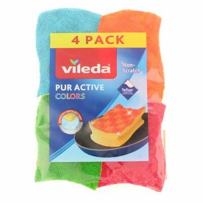 VILEDA Schuurspons colors anti-kras