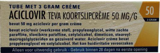 Aciclovir creme 50 mg/g
