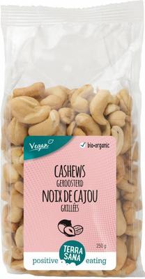 TerraSana Cashewnoten roasted zonder zout bio
