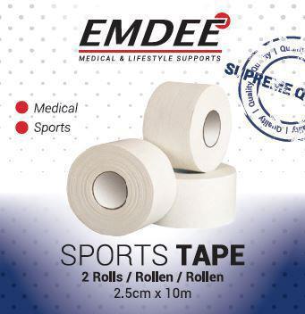 Emdee sporttape duo white 1st