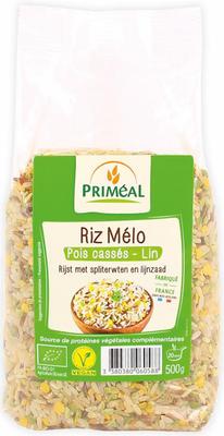 Primeal Rijst met spliterwten en lijnzaad bio