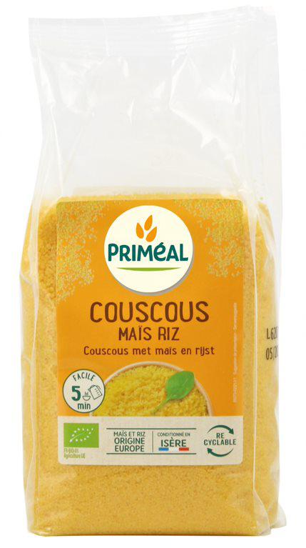Couscous mais rijst bio