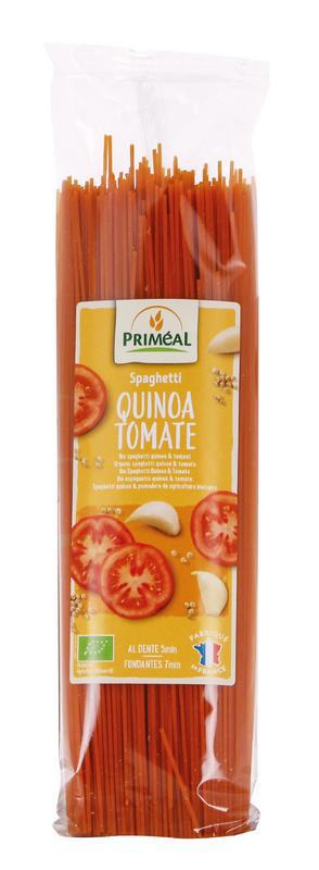 Organic spaghetti tarwe quinoa tomaat bio