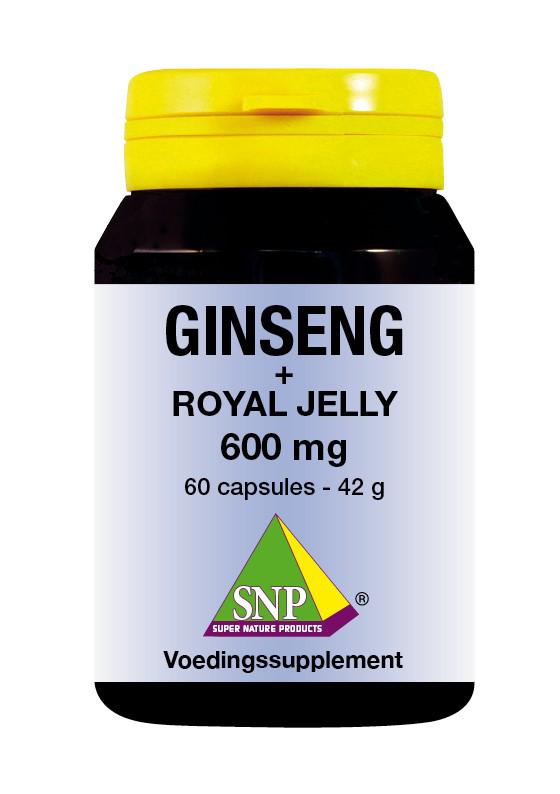 Ginseng + royal jelly 600 mg