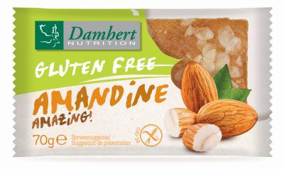 Damhert glutenvrij gebak amandine portie 70g
