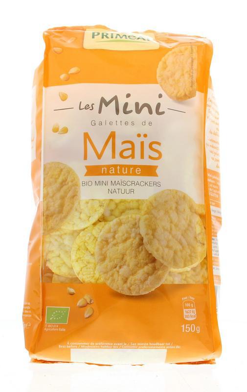 Mini maiswafels bio