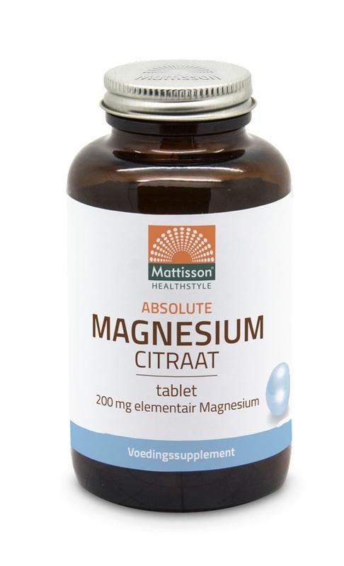 Absolute magnesium citraat 200 mg