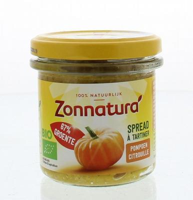 Zonnatura groentespread pompoen zon 135g