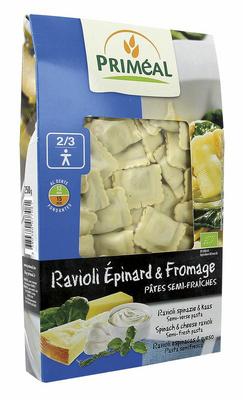 Primeal Ravioli spinazi kaas bio