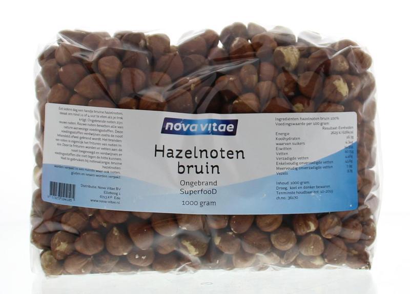 Hazelnoten bruin ongebrand raw
