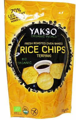 Yakso Rice chips teriyaki bio