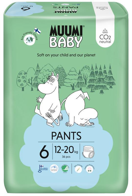 Ecologische luierbroekjes maat 6 junior 12-20kg