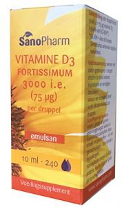 SanoPharm Vitamine D3 fortissimum Emulsan