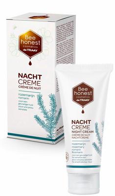 BEE HONEST Nachtcreme rozemarijn gevoelige huid