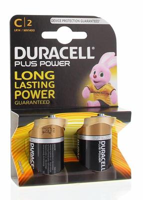 ONBEKEND \ MERKLOOS duracell plus power c - 2st