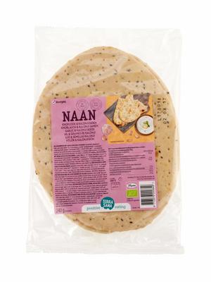 TerraSana Naanbrood knoflook kalonji bio