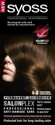 Syoss Color baseline 4-8 chocoladebruin haarverf