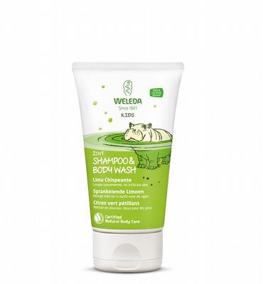 Weleda kids 2in1 sprankelende limoen 150 ml