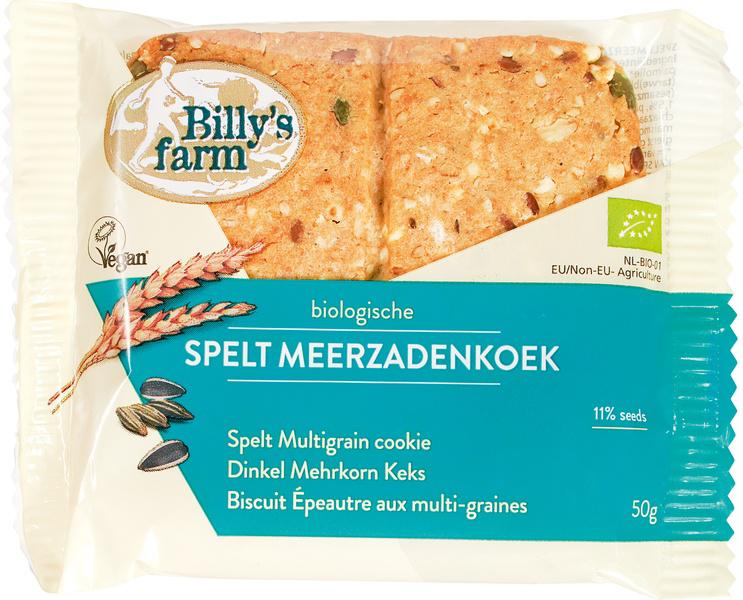 Spelt meerzadenkoek bio