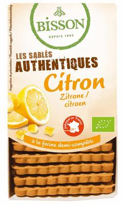 Bisson Authentieke zandkoekjes met citroen bio