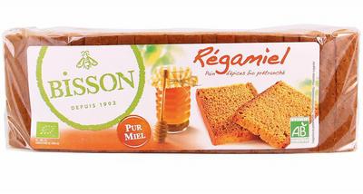 Bisson Regamiel honing-kruidkoek voorgesneden bio