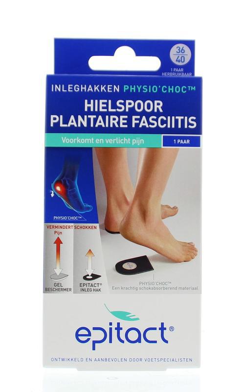 Hielspoor inleghakken met physio choc maat 36/40