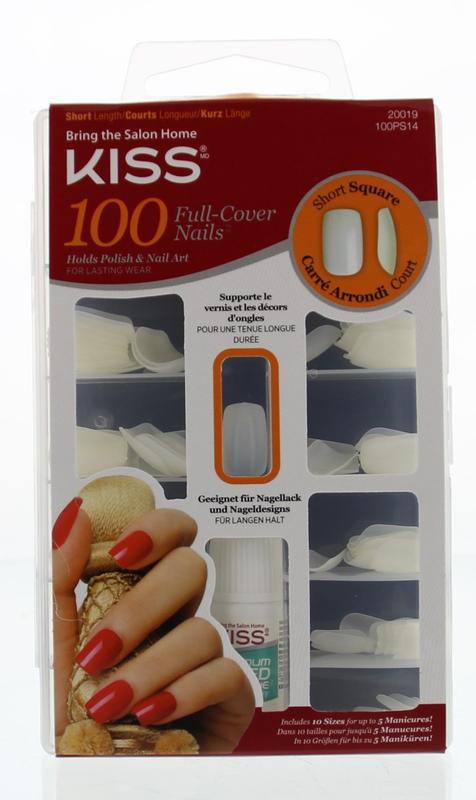 Full cover nails short square