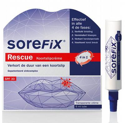 SoreFix Rescue koortslipcreme tube