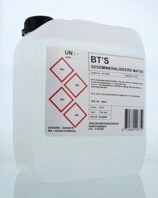 BT'S Gedemineraliseerd water