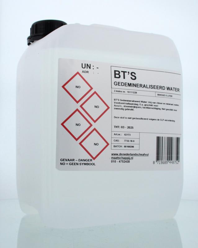 Gedemineraliseerd water