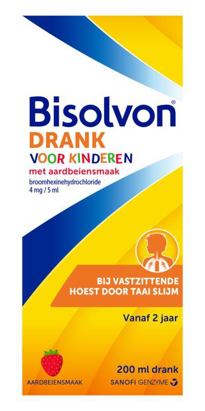 Drank kind aardbei