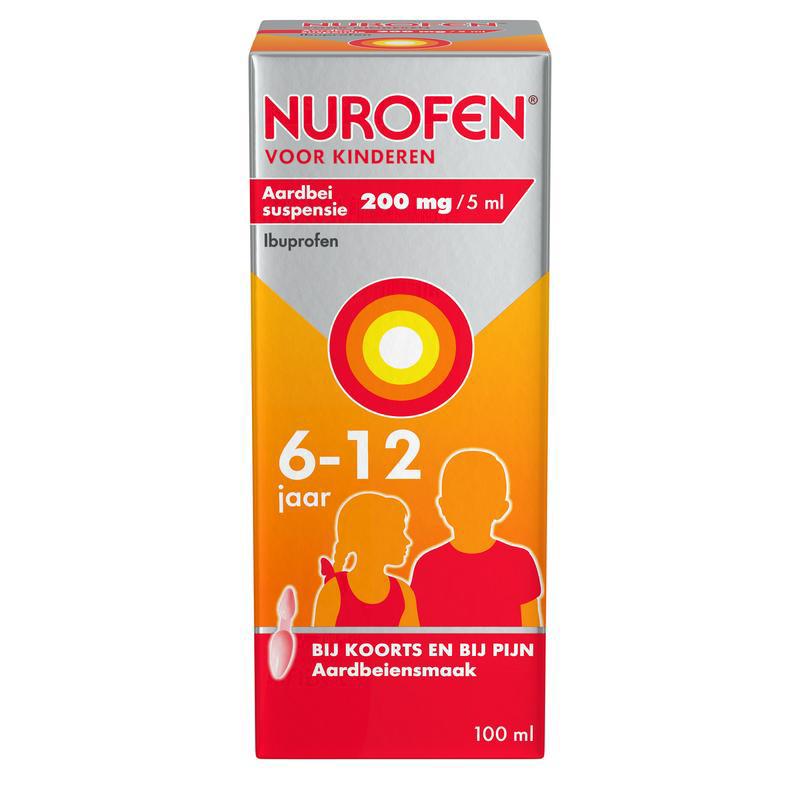Suspensie kind 200mg / 5ml aardbei