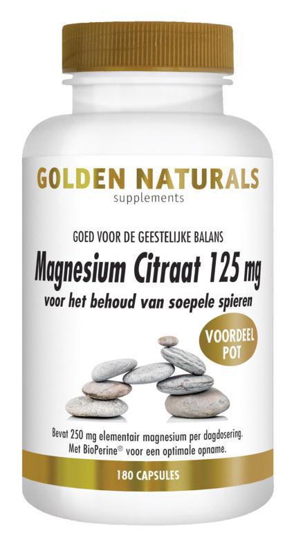 magnesium citraat 125 mg 180 caps