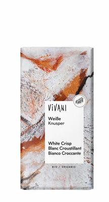 Vivani Chocolade wit met rice crispies bio