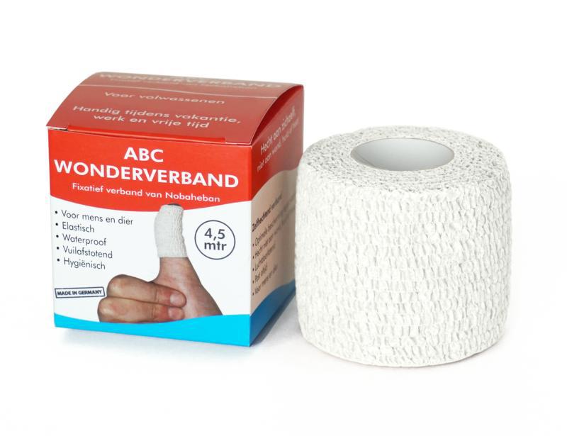 Wonderverband wit 4.5m x 5cm