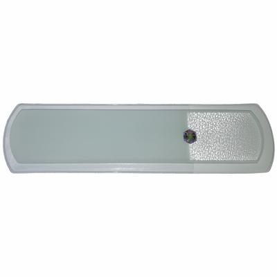 Malteser Pedicureschaaf glas 16,5cm met 2 vijlvlakken