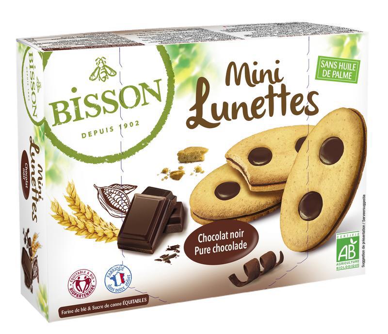 Gevulde chocoladekoekjes mini lunettes bio
